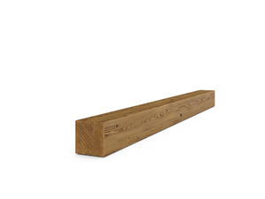 Poteau PIN rabotée - 2.40 ml x 7 x 7 cm Pin sylvestre - traité classe 4 brun